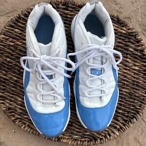 Air Jordan XI (8.5) Retro Low ‘White & University Blue’ Men Size 8.5
